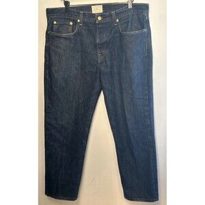 Sid Mashburn Jeans Mens 32x32 Dark Wash Blue Straight Selvedge Denim Made in USA